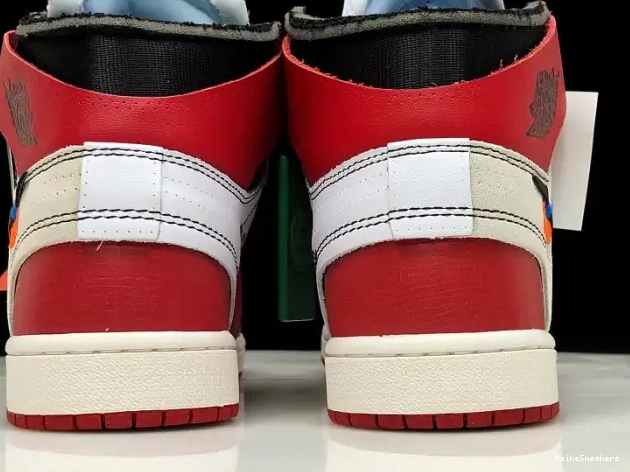 MaikeSneakers The Ten Off-White Retro Air 1 Chicago Jordan AA3834-101 0408